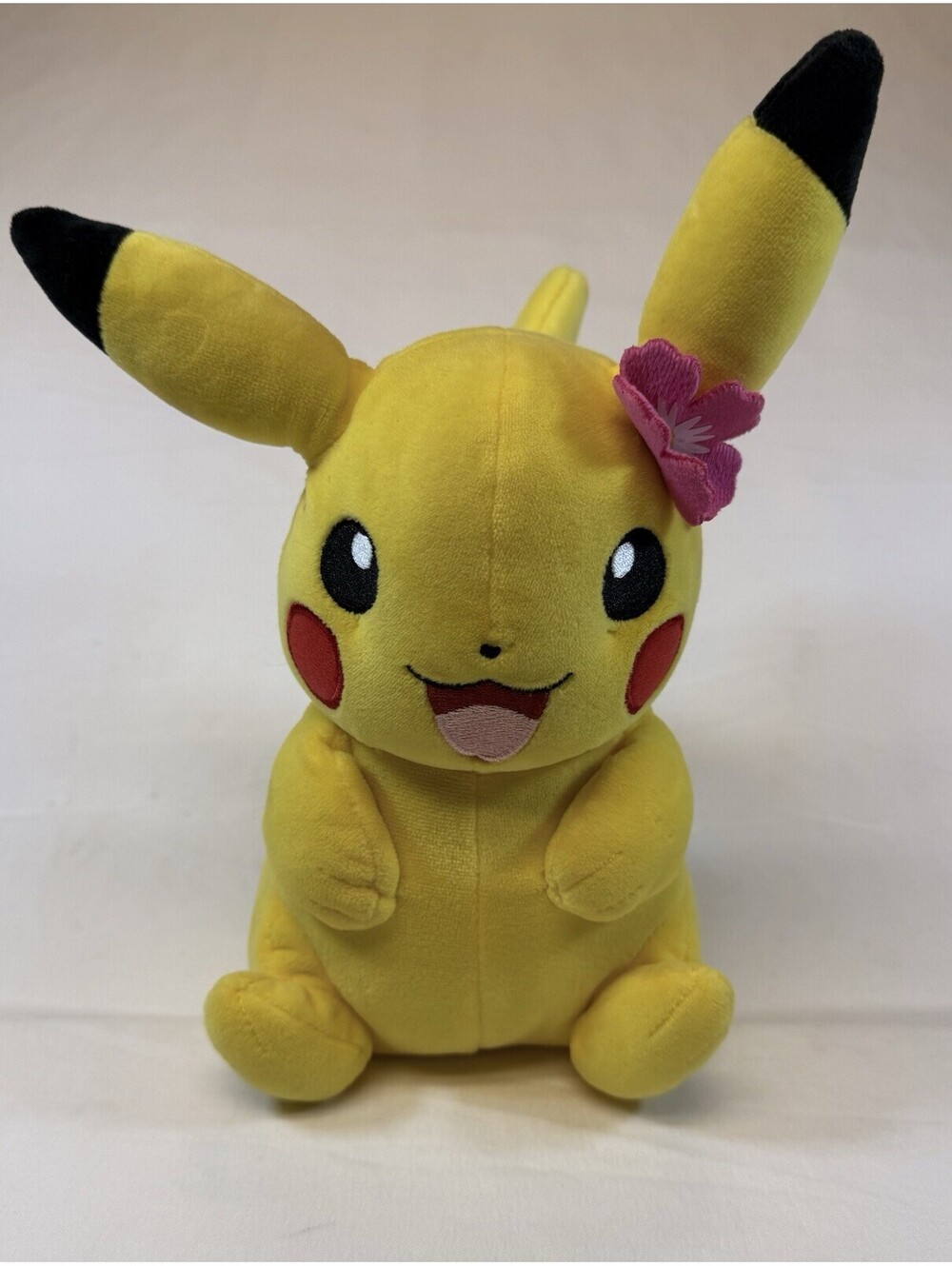Pokemon Pikachu Pink Flower Plush 9" Jazwares Summer 2022